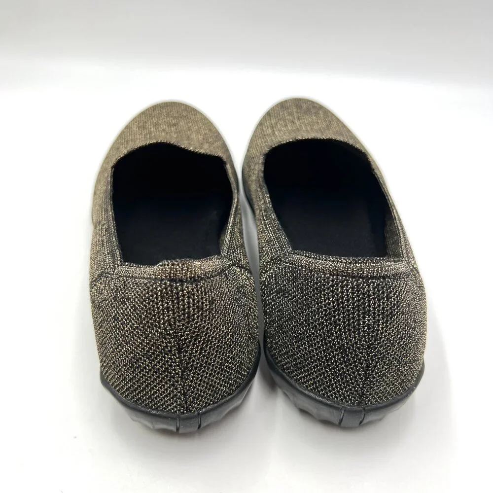 Bernie Mev Womens Size 36 EU 5 - 5.5 US Petra Bronze Flats Loafers Shoes‎